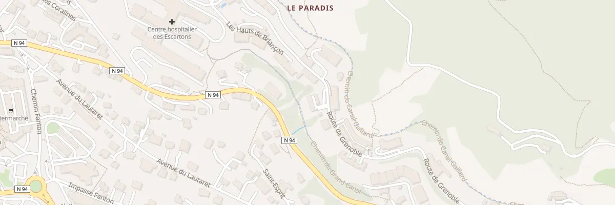 Plan du 19B Rte de Grenoble à Briançon