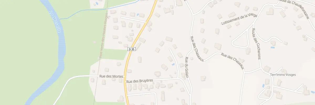 Plan du 21 Rue des Bruyères à Vecoux