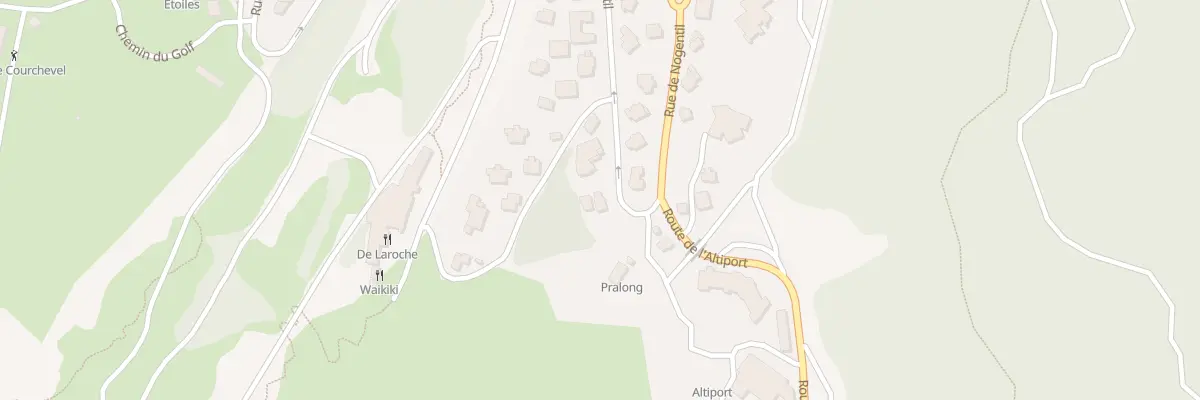 Plan du 687 Rue de Nogentil à Courchevel