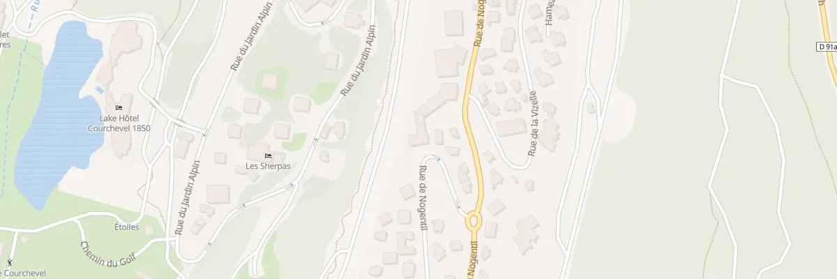 Plan du 935 Rue de Nogentil à Courchevel