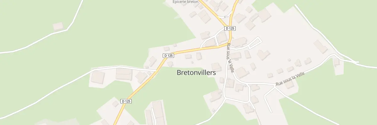 Plan du 5 Rue de Gigot à Bretonvillers