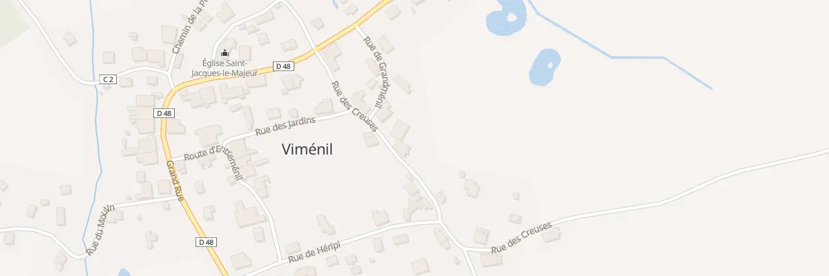 Plan du 9 Rue des Creuses à Viménil