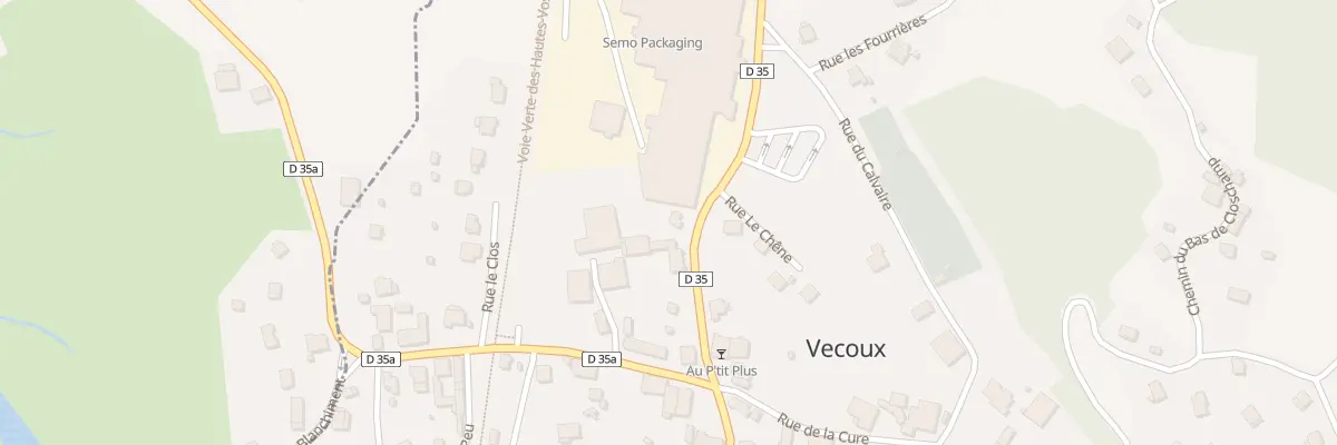 Plan du 9 Rte de Dommartin à Vecoux