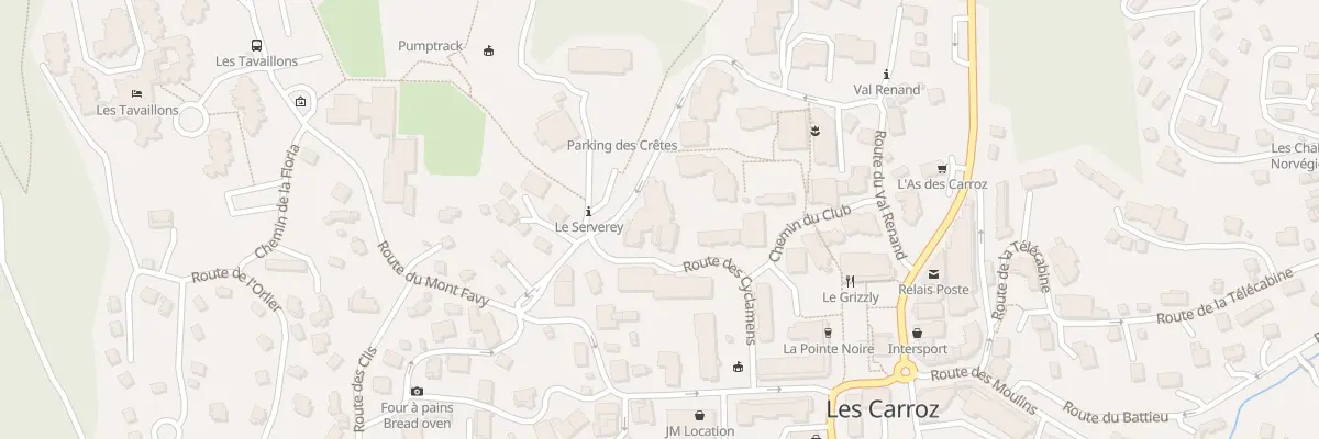 Plan du 125 Rte des Cyclamens à Arâches-la-Frasse