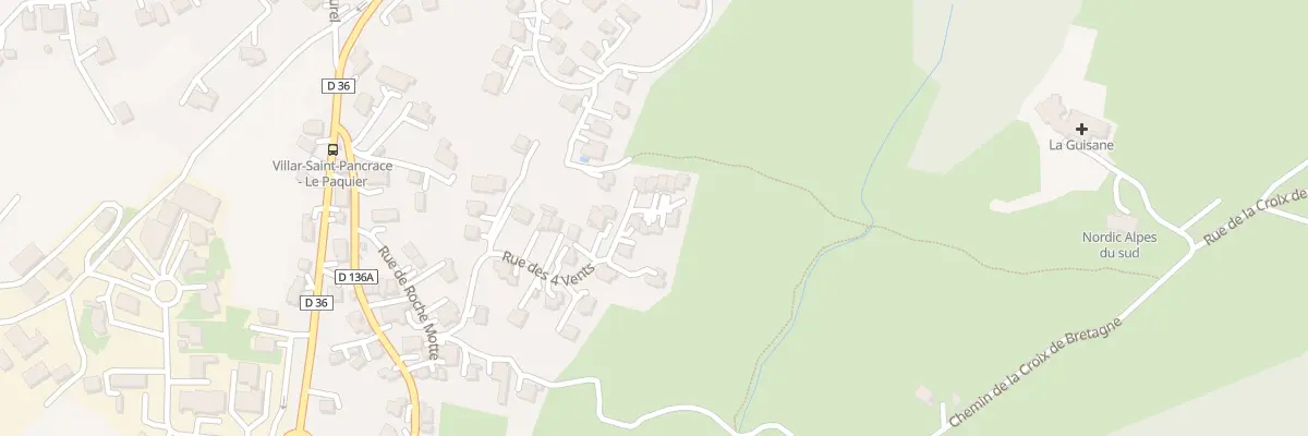 Plan du 5461 Dessus Paquier à Villar-Saint-Pancrace