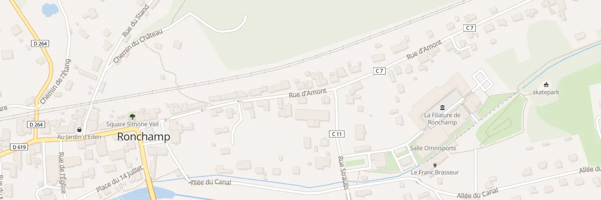 Plan du 22 Rue d’Amont à Ronchamp