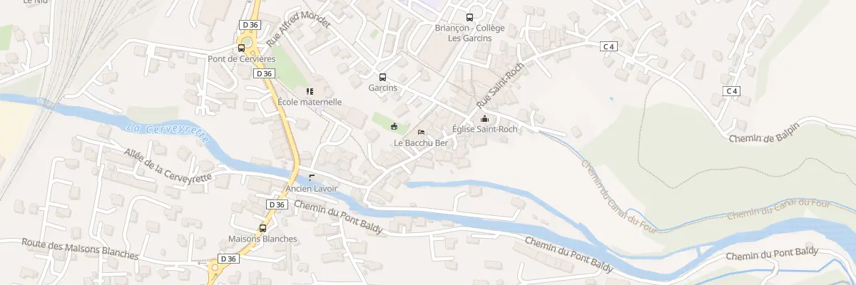 Plan du 45 Rue du Bacchu-Ber à Briançon