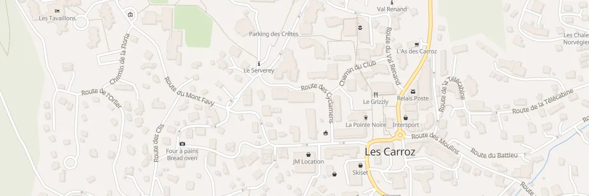 Plan du 120 Rte des Cyclamens à Arâches-la-Frasse