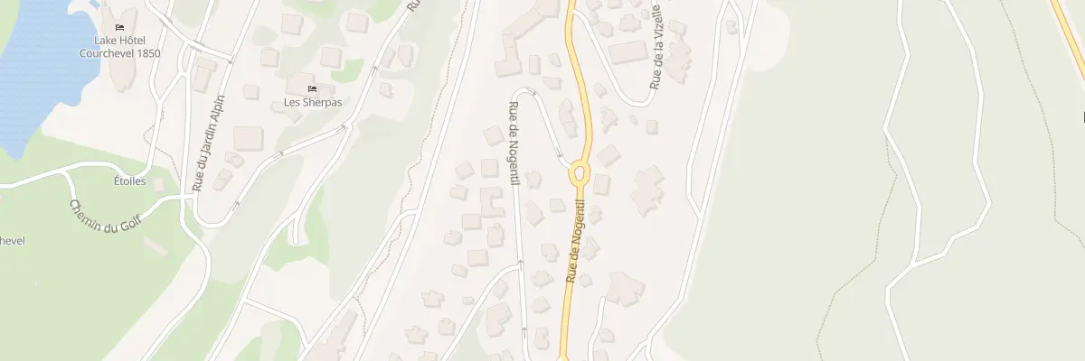 Plan du 852 Rue de Nogentil à Courchevel