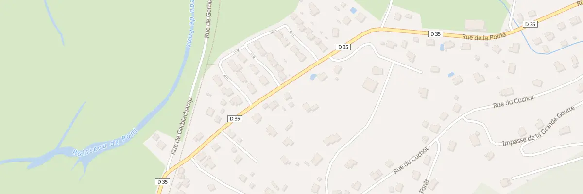 Plan du 617 Rue de la Poirie à Dommartin-lès-Remiremont