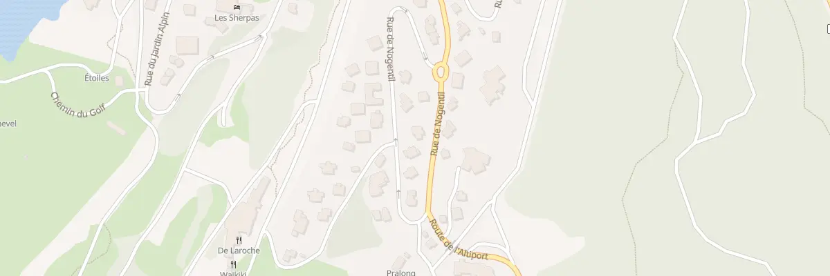 Plan du 550 Rue de Nogentil à Courchevel