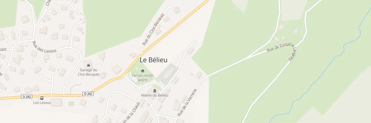 Plan du 5059 Combotte Martin et sous Bo au Bélieu