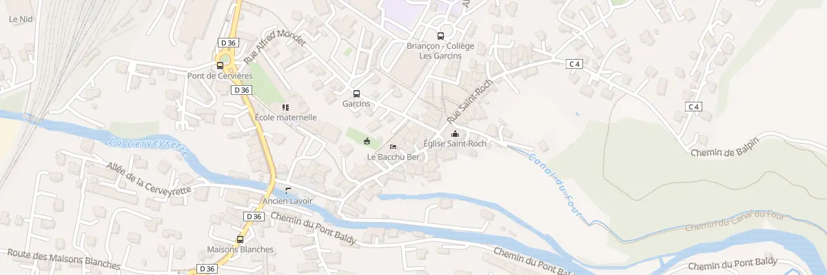 Plan du 59 Rue du Bacchu-Ber à Briançon