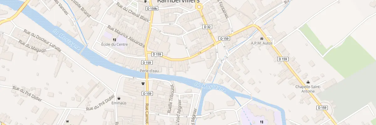 Plan du 26 Rue Clemenceau à Rambervillers
