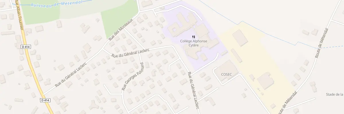 Plan du 29 Rue General Leclerc à Rambervillers