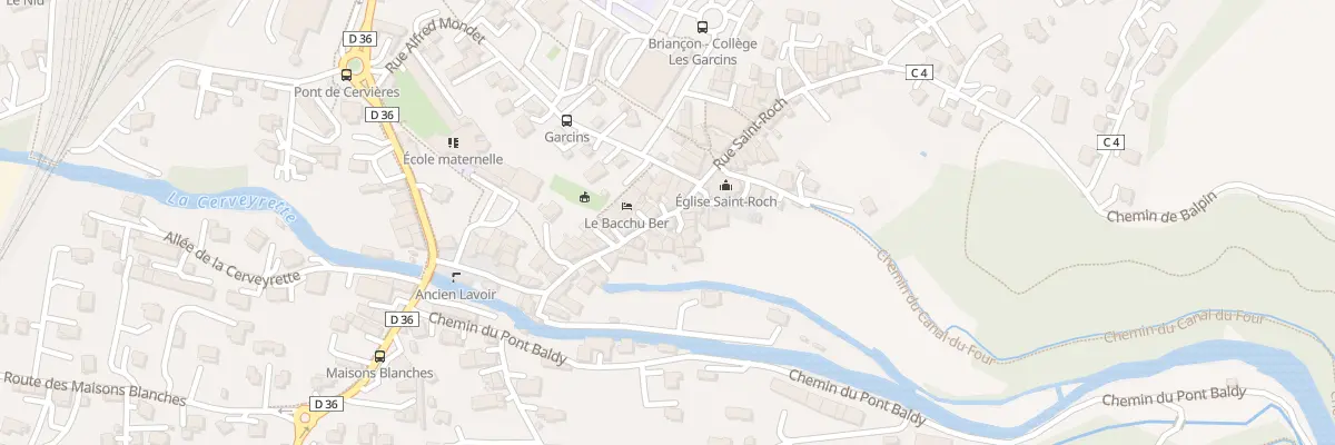 Plan du 36 Rue du Bacchu-Ber à Briançon