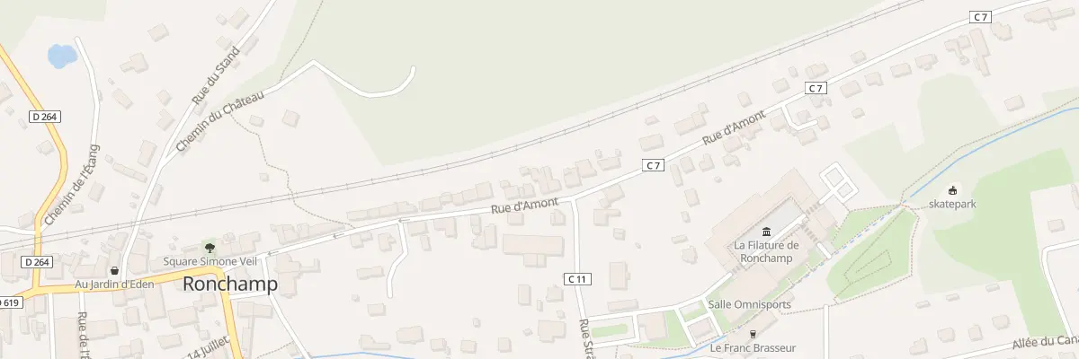 Plan du 37 Rue d’Amont à Ronchamp
