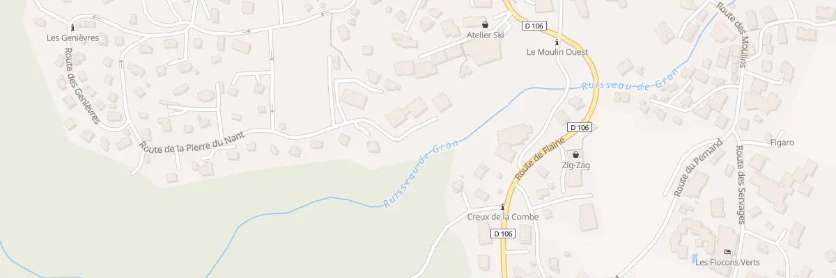 Plan du 309 Rte de la Pierre du Nant à Arâches-la-Frasse