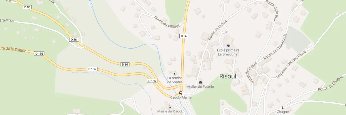 Plan du 714 Rte de la Station à Risoul