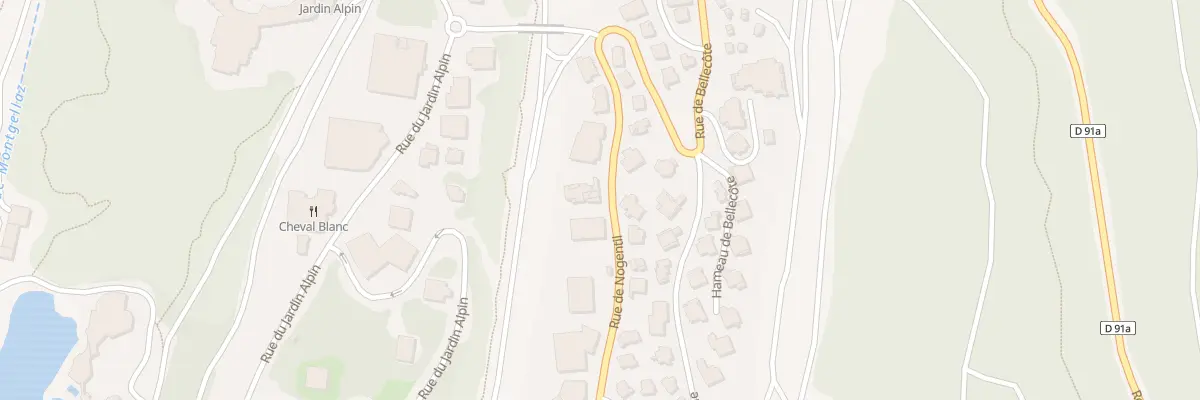 Plan du 170 Rue de Nogentil à Courchevel