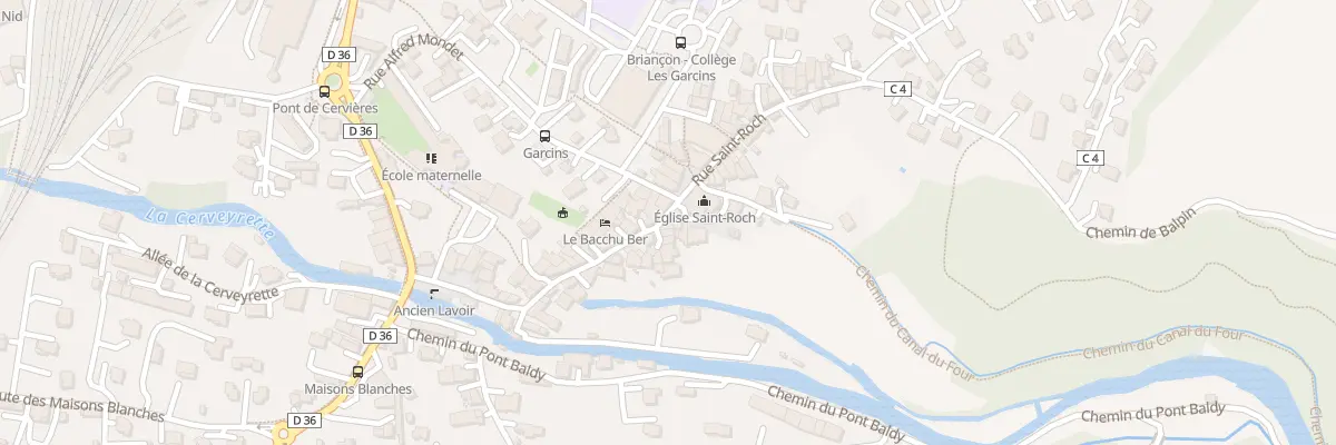 Plan du 44 Rue du Bacchu-Ber à Briançon