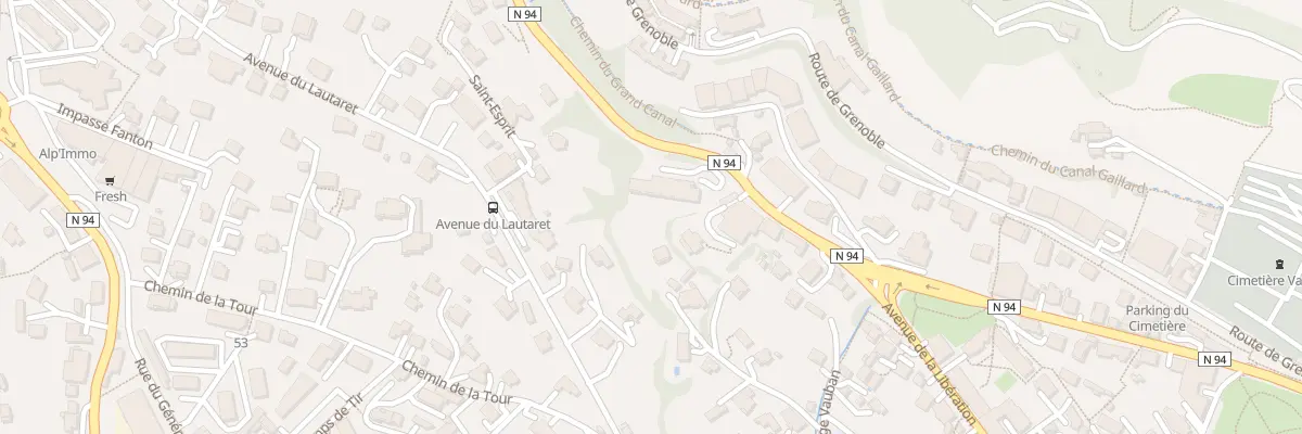 Plan du 7 Av Professeur Forgues à Briançon