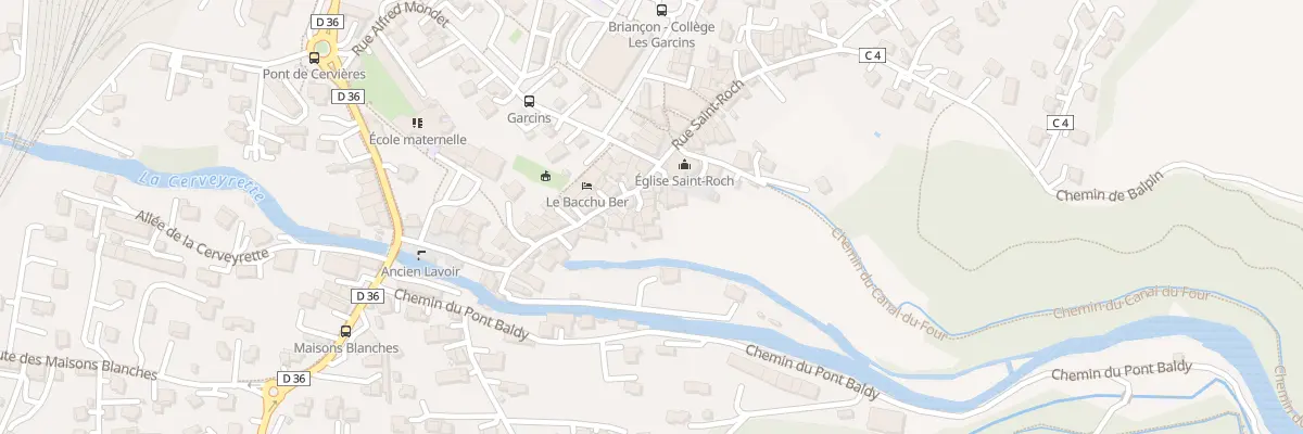 Plan du 38 Rue du Bacchu-Ber à Briançon