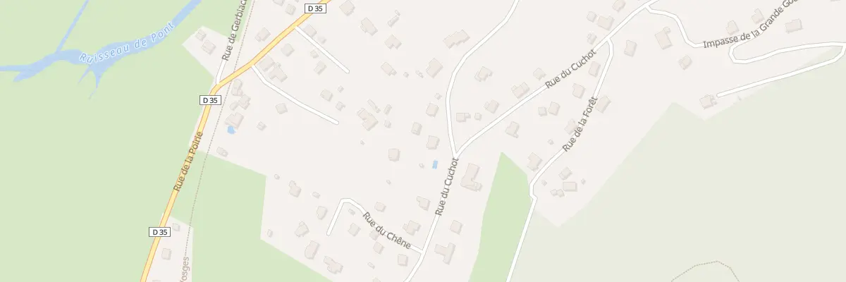 Plan du 376 Rue de Menaufaing à Dommartin-lès-Remiremont