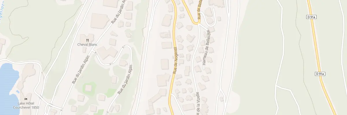 Plan du 262 Rue de Nogentil à Courchevel