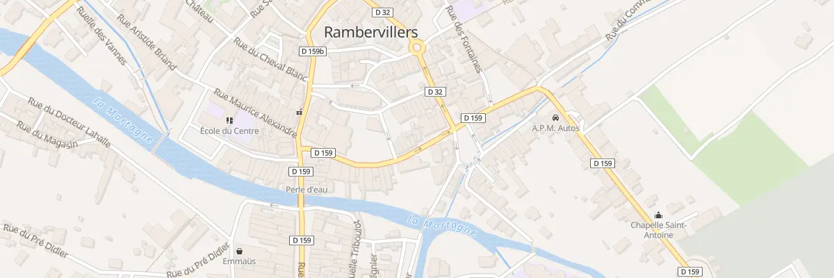 Plan du 35 Rue Clemenceau à Rambervillers
