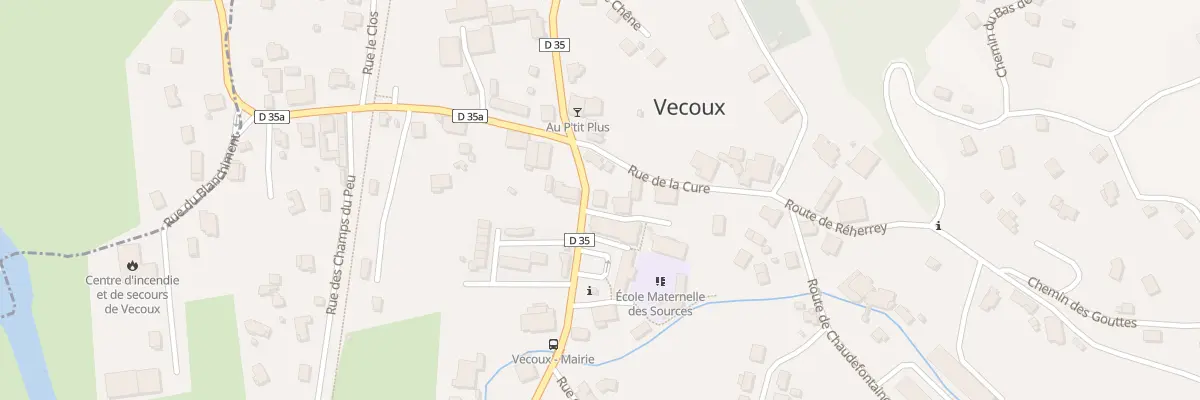 Plan du 3 Rue du Centre à Vecoux