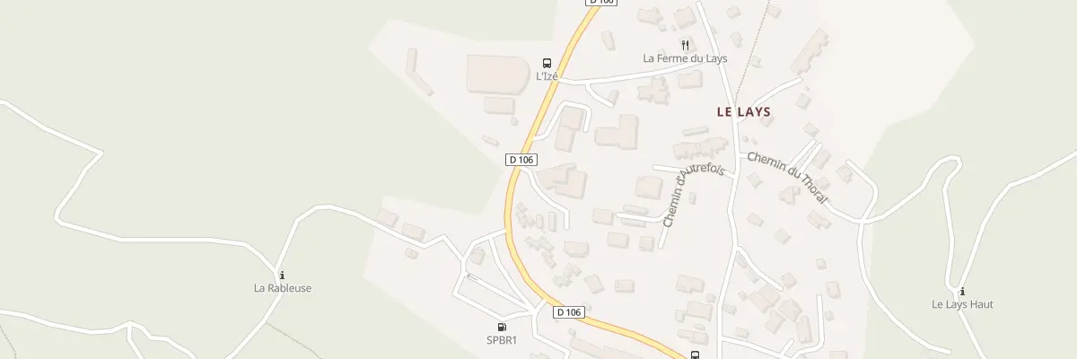 Plan du 2150 Rte de la Barliette à Arâches-la-Frasse
