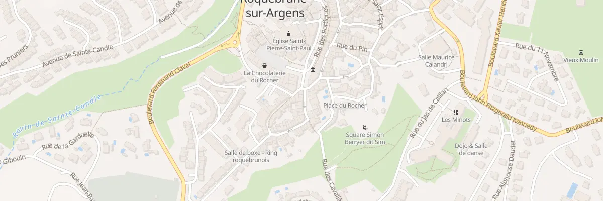 Plan du 6 Rue Notre-dame à Roquebrune-sur-Argens