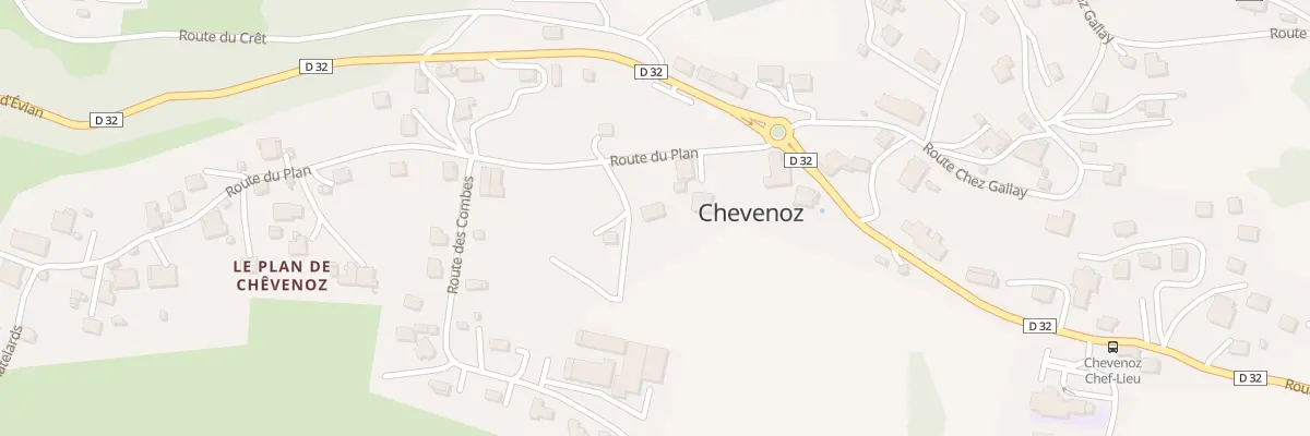 Plan du 51 Imp du Pre de la Cure à Chevenoz