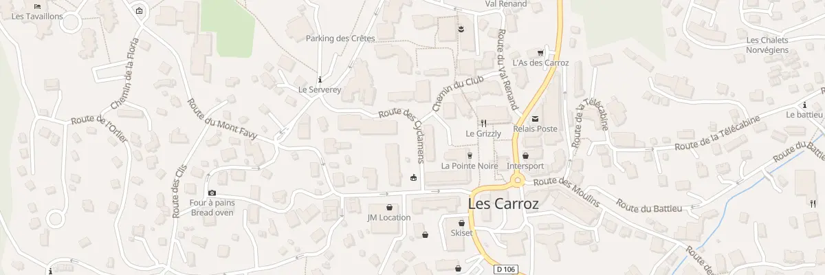 Plan du 2 Pl de la Pointe Noire à Arâches-la-Frasse