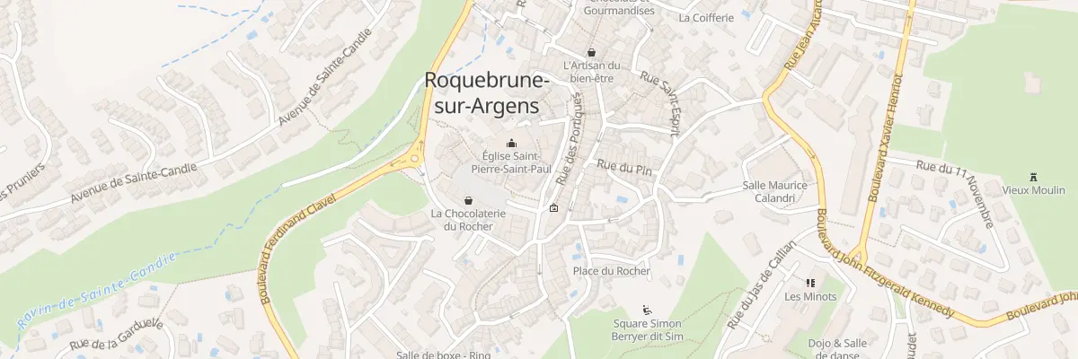 Plan du 16 Bd de la Liberte à Roquebrune-sur-Argens