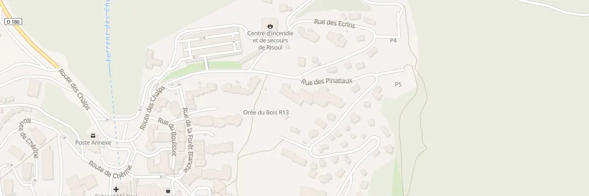 Plan du 28 Rue des Pinatiaux à La Freissinouse