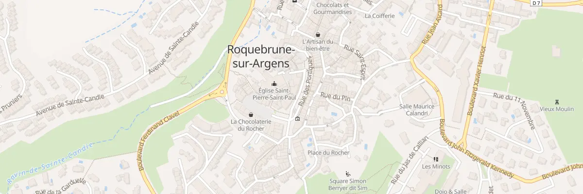 Plan du 14 Bd de la Liberte à Roquebrune-sur-Argens