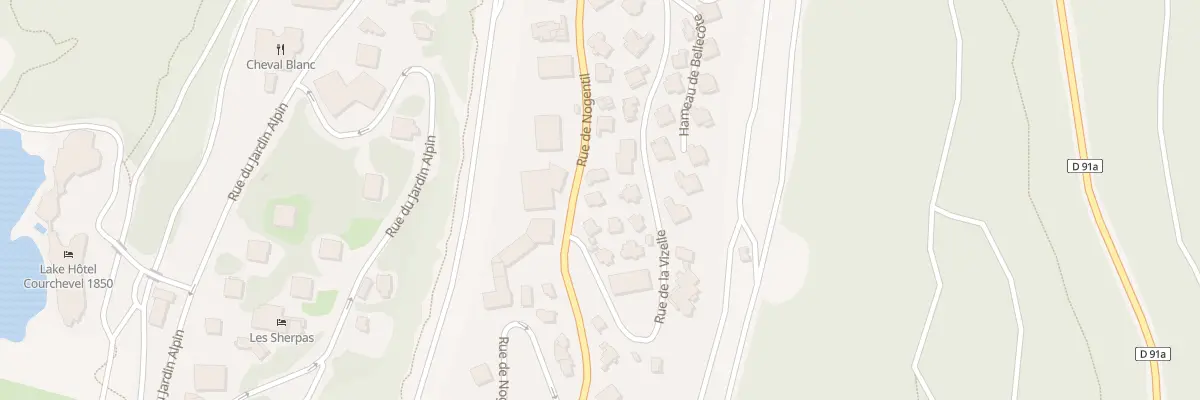 Plan du 285 Rue de Nogentil à Courchevel