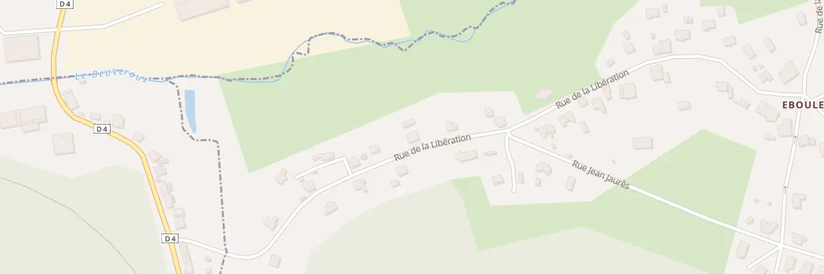 Plan du 24 Rue de la Libération à Champagney