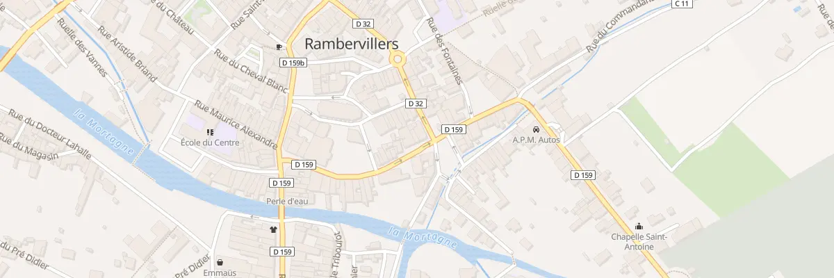 Plan du 41 Rue Clemenceau à Rambervillers