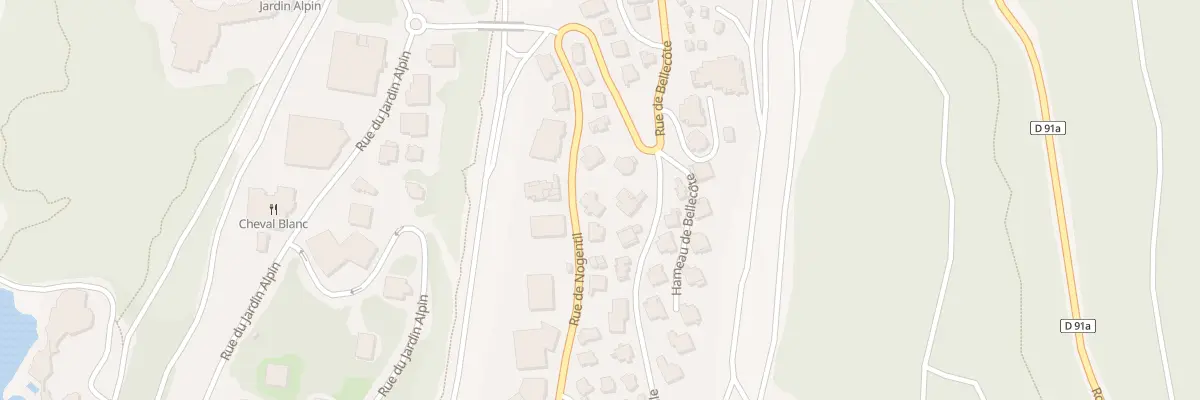 Plan du 163 Rue de Nogentil à Courchevel