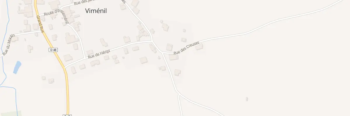 Plan du 17 Rue des Creuses à Viménil