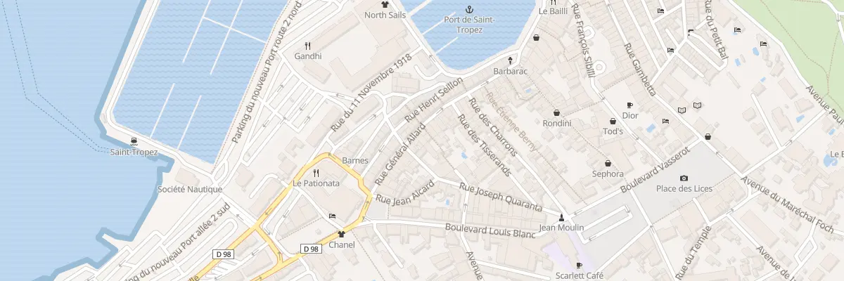 Plan du 67 Rue Gen Allard à Saint-Tropez