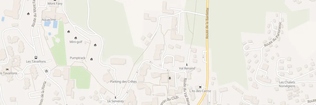 Plan du 425 Rte du Val Renand à Arâches-la-Frasse