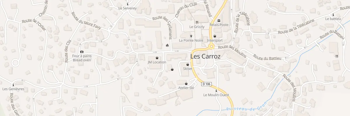 Plan du 4 Rte du Serveray à Arâches-la-Frasse