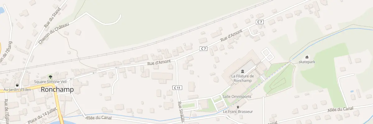 Plan du 28 Rue d’Amont à Ronchamp