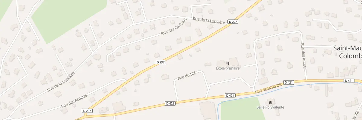Plan du 6 Rue du Chanois à Saint-Maurice-Colombier