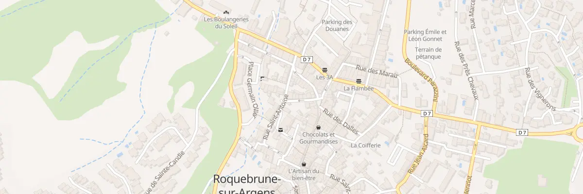 Plan du 5 Rue Saint-antoine à Roquebrune-sur-Argens