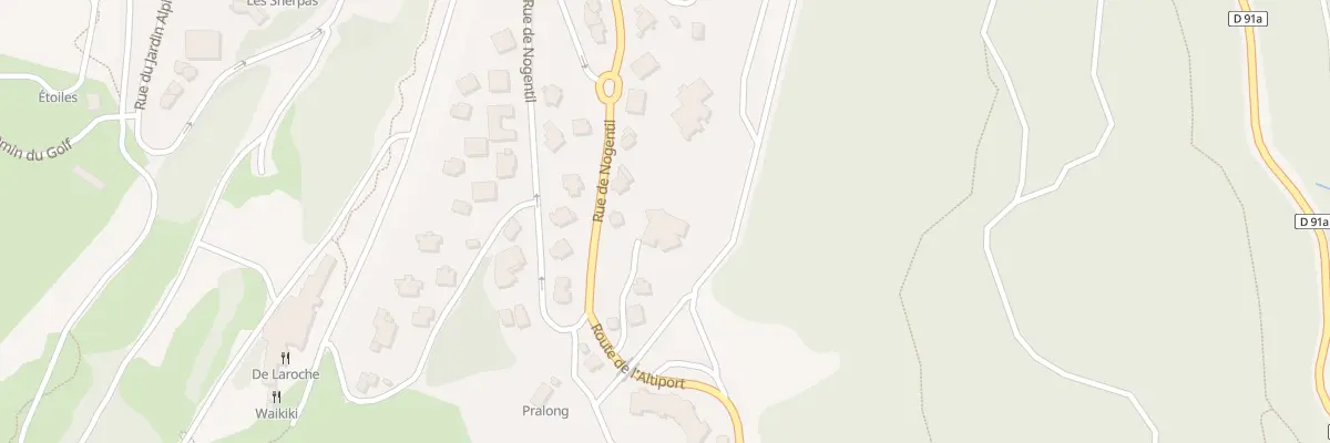 Plan du 45 Rte de l’Altiport à Courchevel